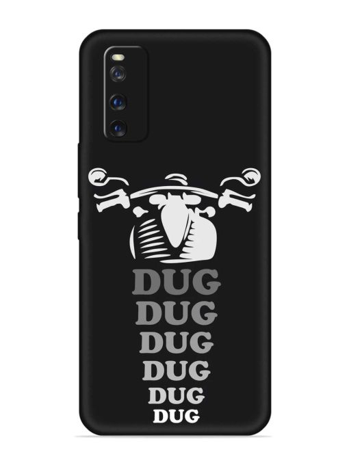 Dug Dug Dug Embossed Soft Silicone Case for Iqoo Z1 Zapvi