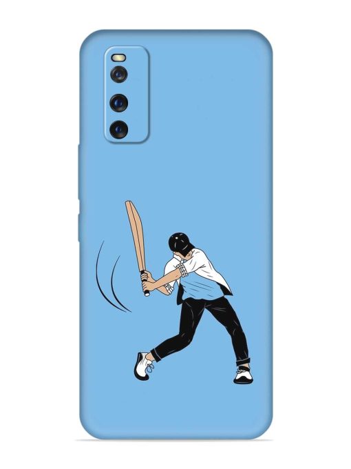 Cricket Gully Boy Embossed Soft Silicone Case for Iqoo Z1 Zapvi