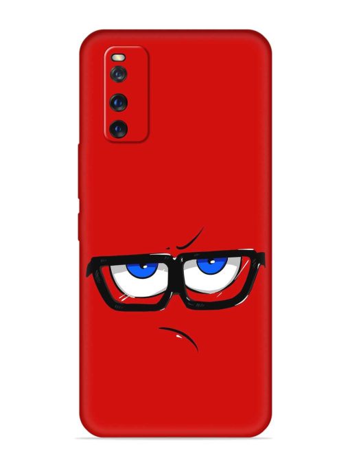 Rad Angry Face Embossed Soft Silicone Case for Iqoo Z1