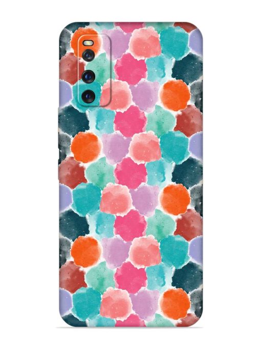 Colorful Seamless Pattern Embossed Soft Silicone Case for Iqoo Z1