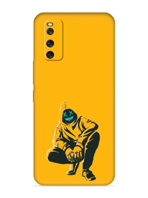 Xo Xo Swag Embossed Soft Silicone Case for Iqoo Z1