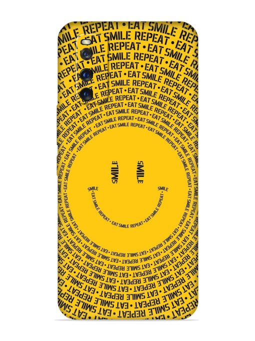 Smiley Embossed Soft Silicone Case for Iqoo Z1