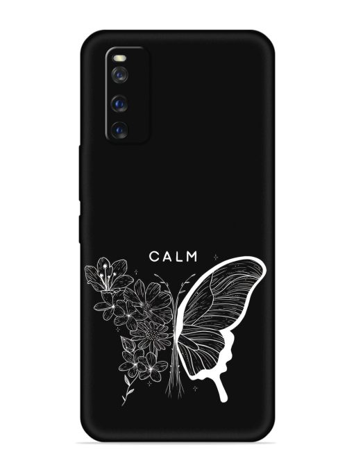 Calm Embossed Soft Silicone Case for Iqoo Z1