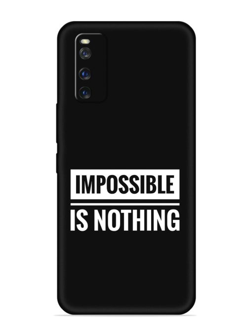 Impossible Is Nothing Embossed Soft Silicone Case for Iqoo Z1