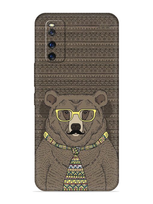 Grizzly Bear Embossed Soft Silicone Case for Iqoo Z1