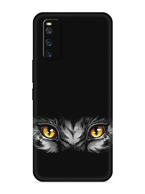 Scary Eye Embossed Soft Silicone Case for Iqoo Z1