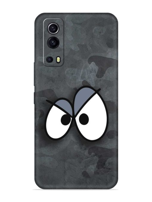 Big Eyes Night Mode Embossed Soft Silicone Case for Iqoo Z3 (5G) Zapvi