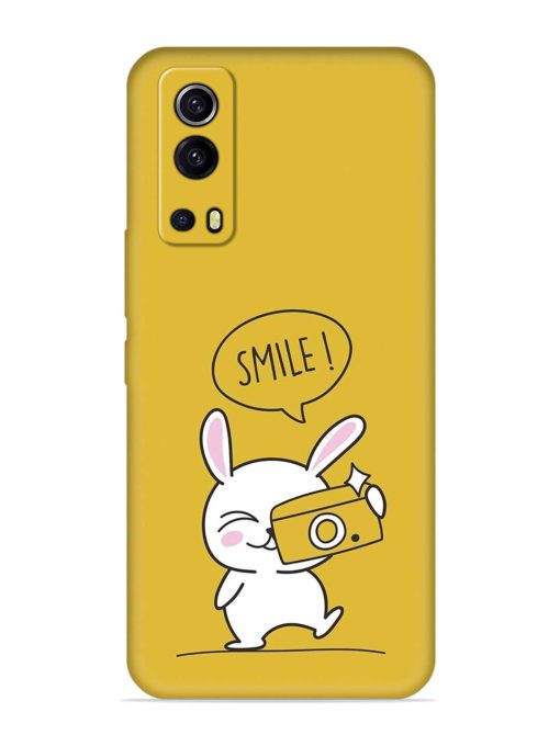 Hey Smile Please Embossed Soft Silicone Case for Iqoo Z3 (5G) Zapvi