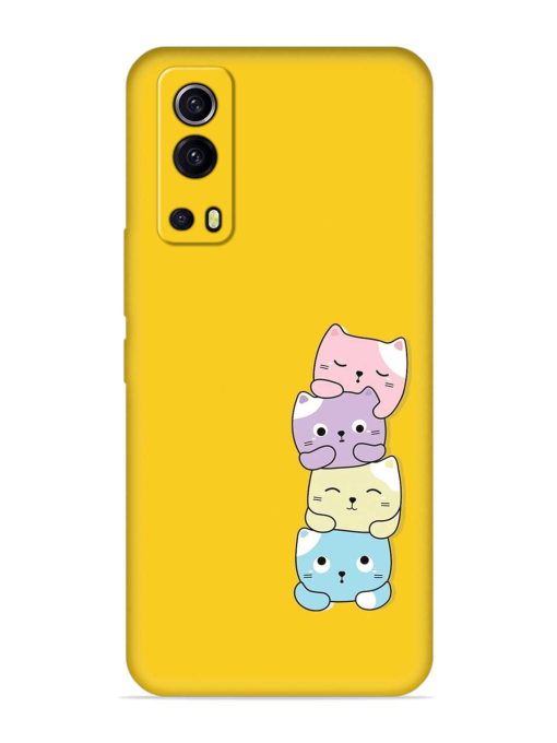 Cartoon Anime Embossed Soft Silicone Case for Iqoo Z3 (5G) Zapvi