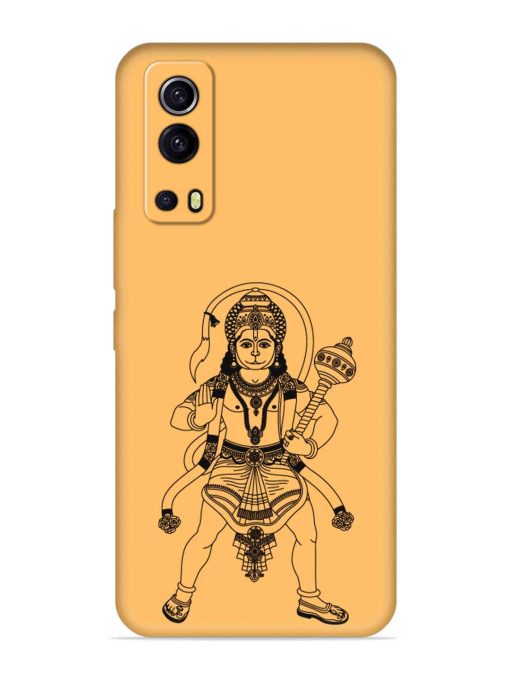 Indian God Hanuman Embossed Soft Silicone Case for Iqoo Z3 (5G)