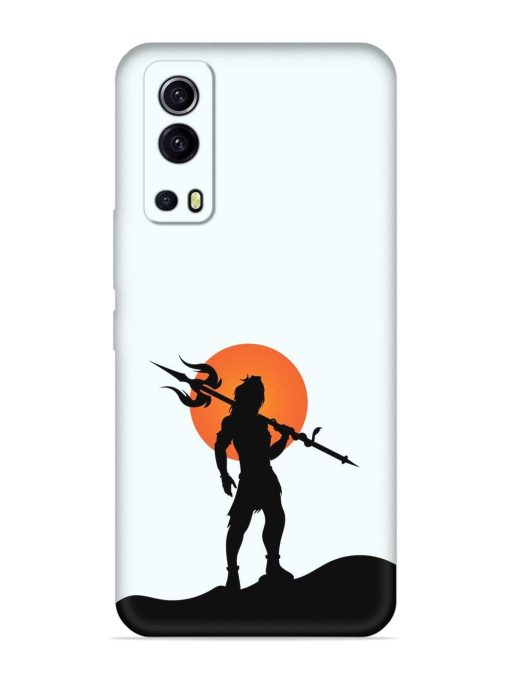 Lord Mahadev Trendy Embossed Soft Silicone Case for Iqoo Z3 (5G) Zapvi