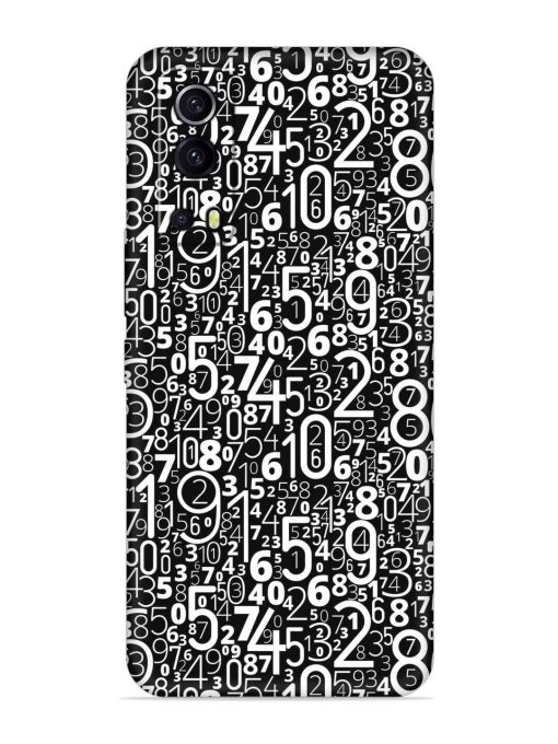 Many Numbers Different Embossed Soft Silicone Case for Iqoo Z3 (5G) Zapvi