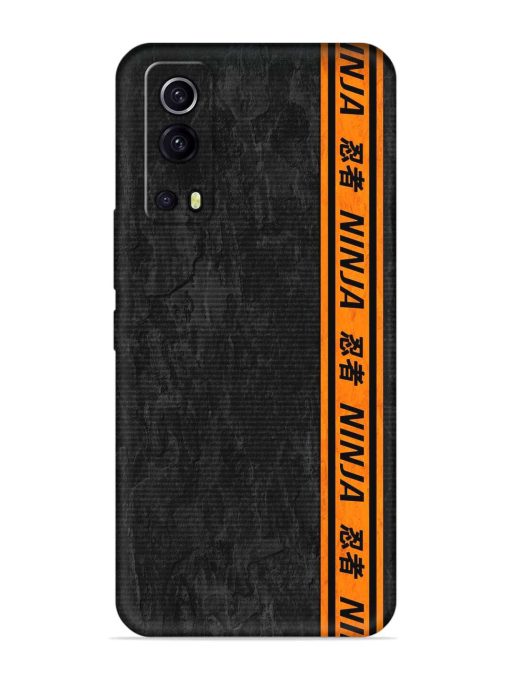 Ninja Srtips Embossed Soft Silicone Case for Iqoo Z3 (5G) Zapvi