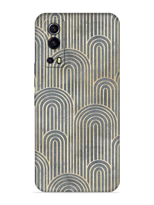 Art Deco Style Embossed Soft Silicone Case for Iqoo Z3 (5G) Zapvi