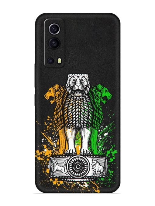 Pillars Of Ashoka Embossed Soft Silicone Case for Iqoo Z3 (5G) Zapvi