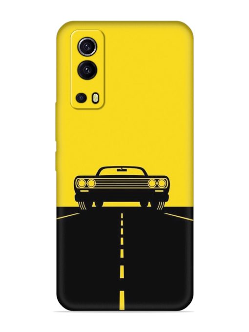 Classic Car Embossed Soft Silicone Case for Iqoo Z3 (5G) Zapvi