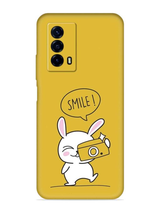 Hey Smile Please Embossed Soft Silicone Case for Iqoo Z5 (5G) Zapvi