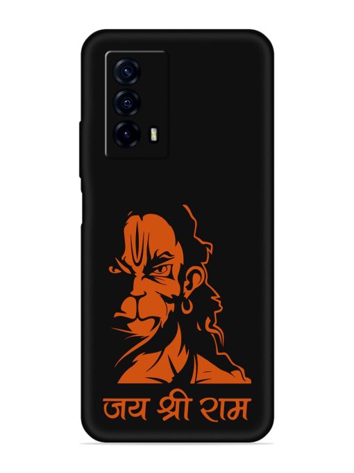 Angry Hanuman Embossed Soft Silicone Case for Iqoo Z5 (5G) Zapvi