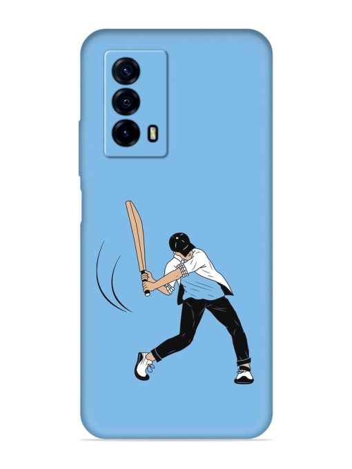 Cricket Gully Boy Embossed Soft Silicone Case for Iqoo Z5 (5G) Zapvi