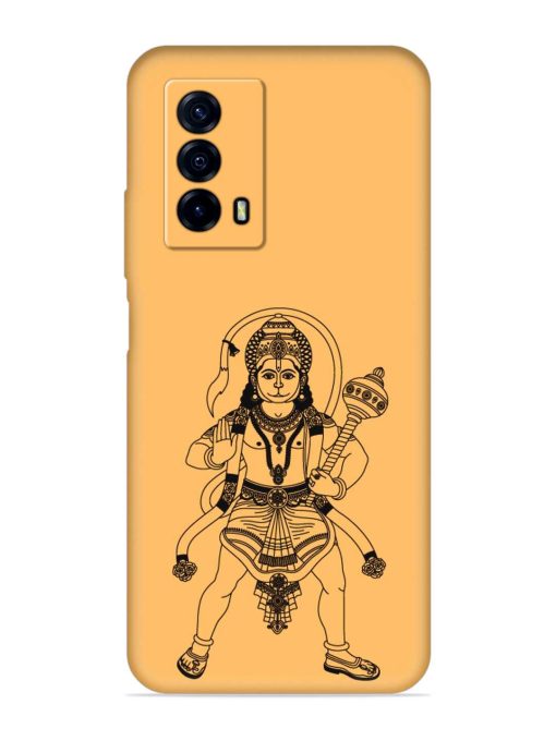 Indian God Hanuman Embossed Soft Silicone Case for Iqoo Z5 (5G) Zapvi