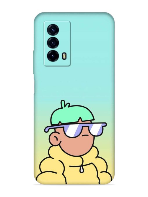 Doodles Cool Character Embossed Soft Silicone Case for Iqoo Z5 (5G) Zapvi