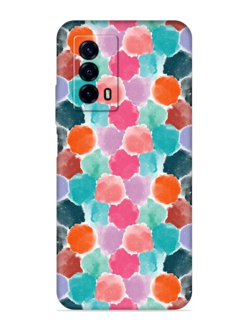 Colorful Seamless Pattern Embossed Soft Silicone Case for Iqoo Z5 (5G) Zapvi