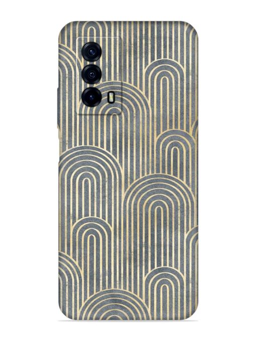 Art Deco Style Embossed Soft Silicone Case for Iqoo Z5 (5G) Zapvi