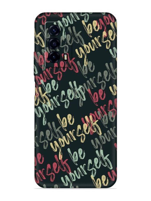 Yourself Seamless Embossed Soft Silicone Case for Iqoo Z5 (5G) Zapvi