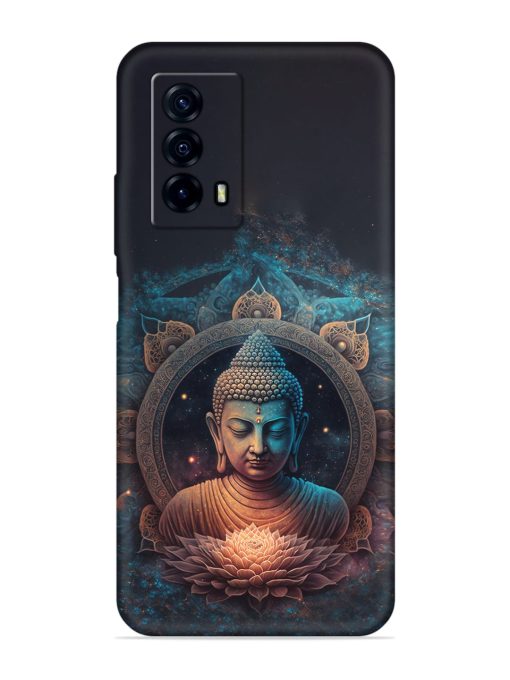 Gautam Buddha Embossed Soft Silicone Case for Iqoo Z5 (5G) Zapvi