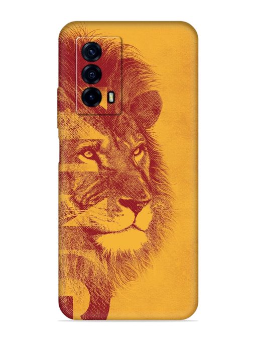 Gold Lion Crown Art Embossed Soft Silicone Case for Iqoo Z5 (5G) Zapvi