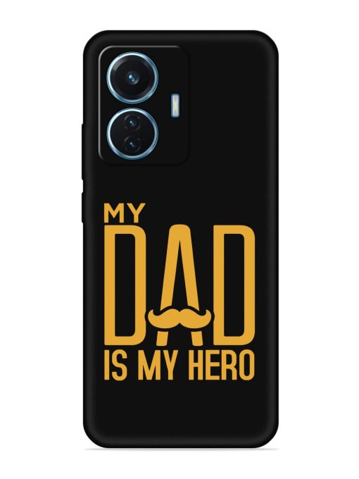 My Dad Is My Hero Embossed Soft Silicone Case for Iqoo Z6 (44W)