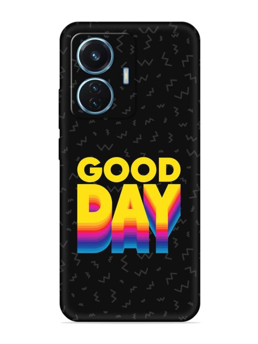 Good Day Embossed Soft Silicone Case for Iqoo Z6 (44W) Zapvi