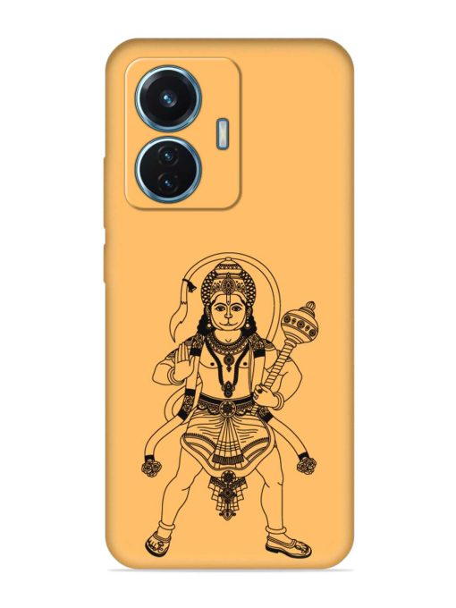 Indian God Hanuman Embossed Soft Silicone Case for Iqoo Z6 (44W)