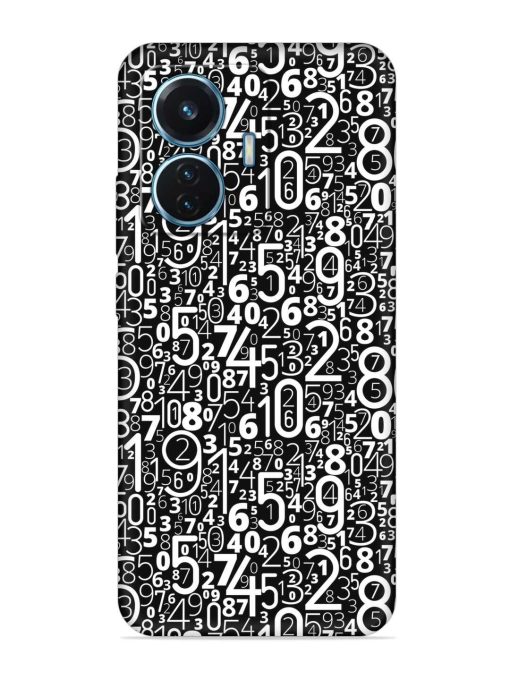 Many Numbers Different Embossed Soft Silicone Case for Iqoo Z6 (44W)