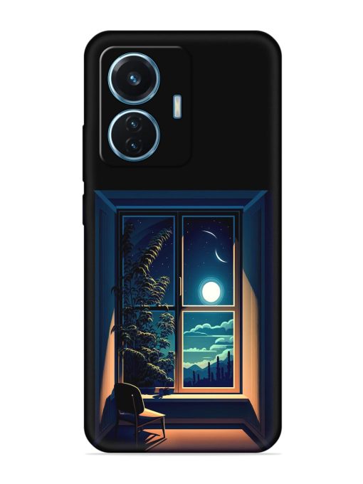 Night View At Window Embossed Soft Silicone Case for Iqoo Z6 (44W) Zapvi