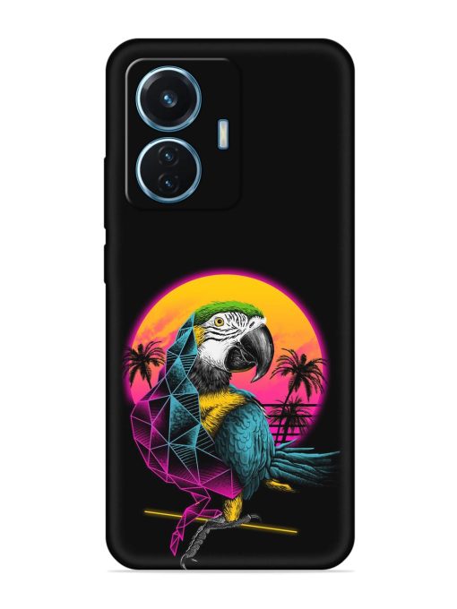 Rad Parrot Embossed Soft Silicone Case for Iqoo Z6 (44W) Zapvi