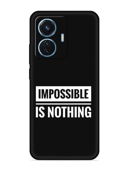 Impossible Is Nothing Embossed Soft Silicone Case for Iqoo Z6 (44W) Zapvi