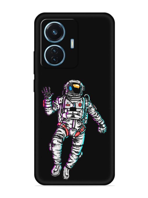 Spaceman Embossed Soft Silicone Case for Iqoo Z6 (44W) Zapvi