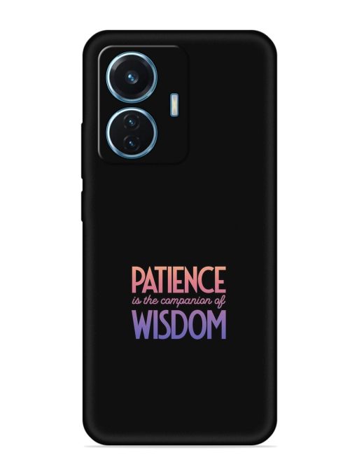 Patience Is The Embossed Soft Silicone Case for Iqoo Z6 (44W) Zapvi