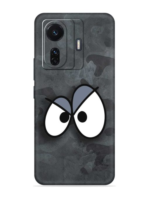 Big Eyes Night Mode Embossed Soft Silicone Case for Iqoo Z6 (5G) Zapvi