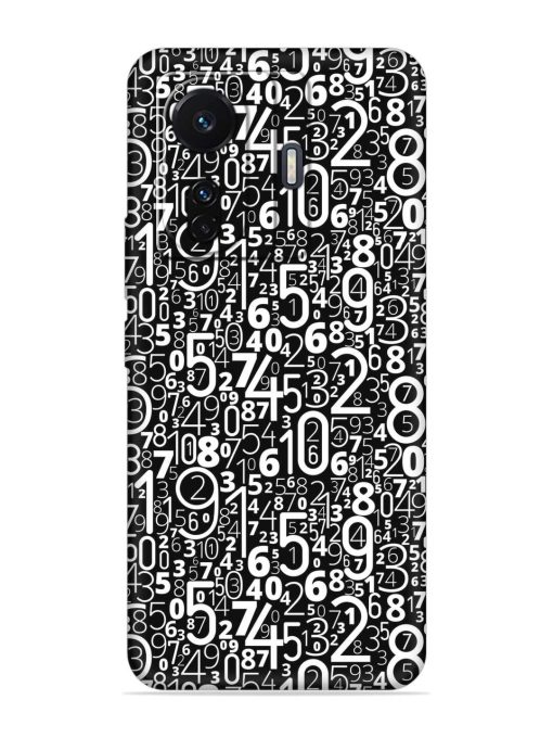 Many Numbers Different Embossed Soft Silicone Case for Iqoo Z6 (5G) Zapvi