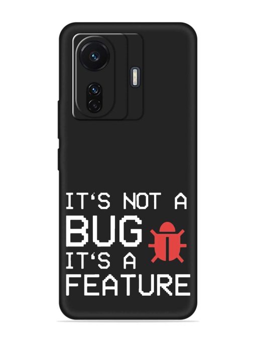 Not Bug Feature Embossed Soft Silicone Case for Iqoo Z6 (5G) Zapvi