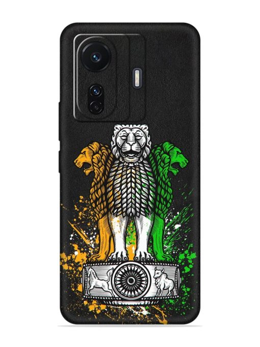 Pillars Of Ashoka Embossed Soft Silicone Case for Iqoo Z6 (5G) Zapvi