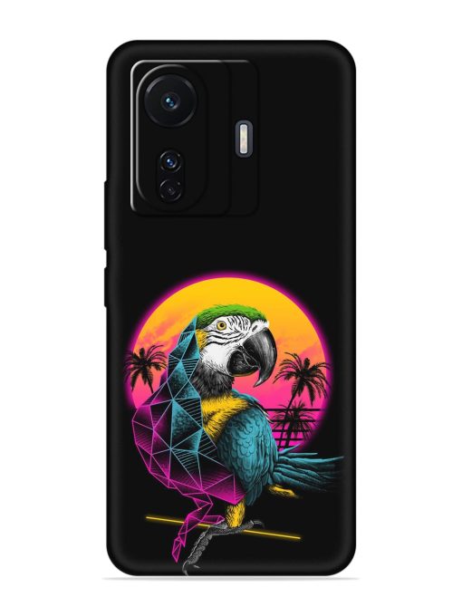 Rad Parrot Embossed Soft Silicone Case for Iqoo Z6 (5G) Zapvi