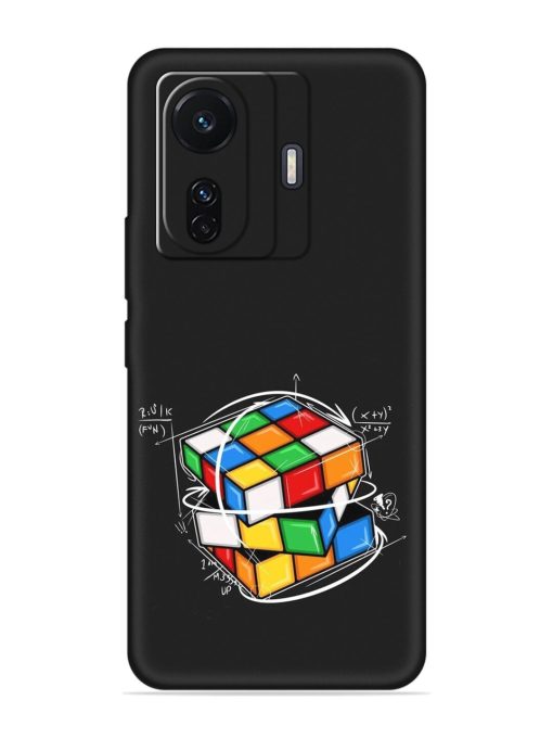 Cubik Vector Embossed Soft Silicone Case for Iqoo Z6 (5G) Zapvi