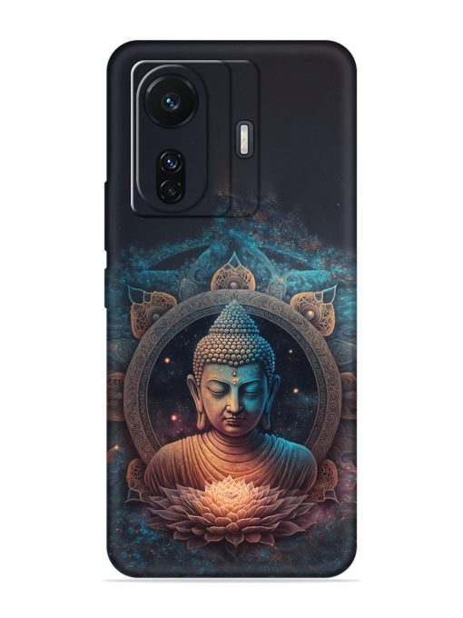 Gautam Buddha Embossed Soft Silicone Case for Iqoo Z6 (5G) Zapvi