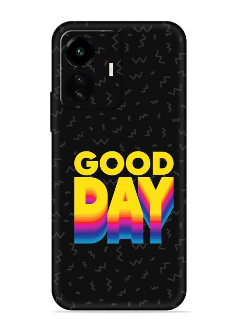 Good Day Embossed Soft Silicone Case for Iqoo Z6 Lite