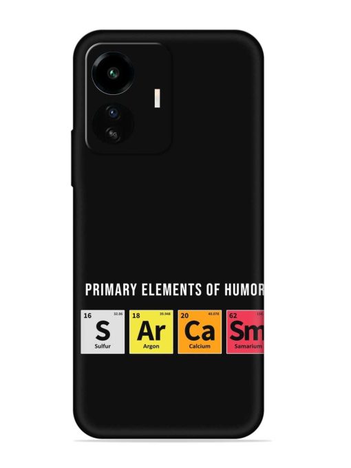 Primary Elements Humor Embossed Soft Silicone Case for Iqoo Z6 Lite