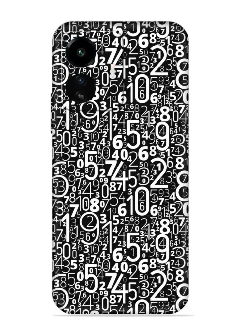 Many Numbers Different Embossed Soft Silicone Case for Iqoo Z6 Lite