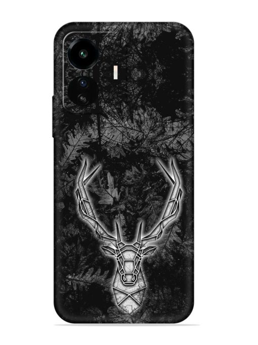 Ancient Deer Embossed Soft Silicone Case for Iqoo Z6 Lite